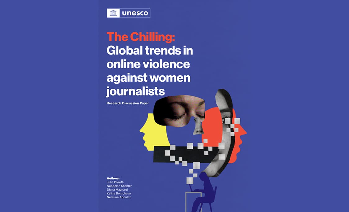 Cover Image for UNESCO Funded Study Finds That Women Journalists More Exposed To Online Violence Since Pandemic