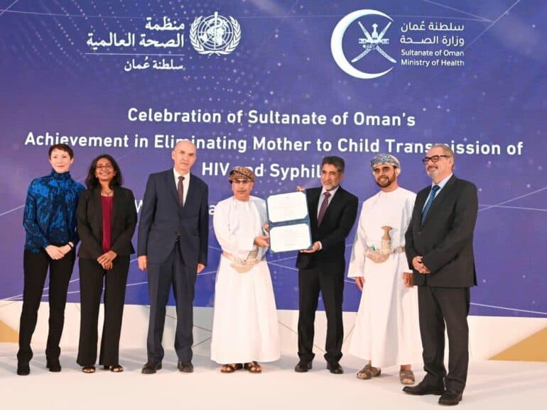 Cover Image for Oman Becomes First Country In Middle East and North Africa To Eliminate Mother-Child Transmission of HIV and Syphilis