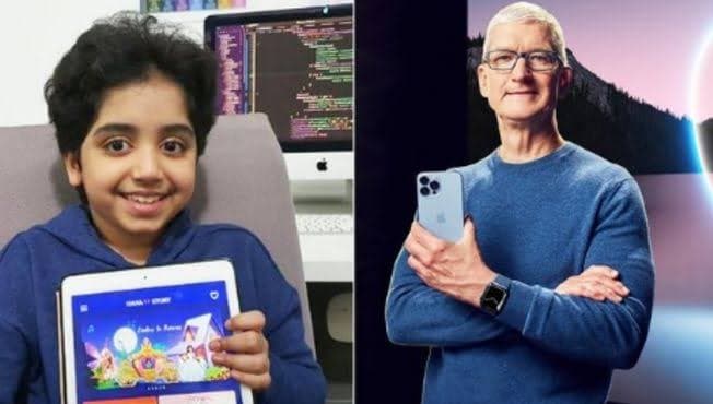 Cover Image for Tim Cook Praises 9-Year-Old Malayali Kid For Developing Storytelling App